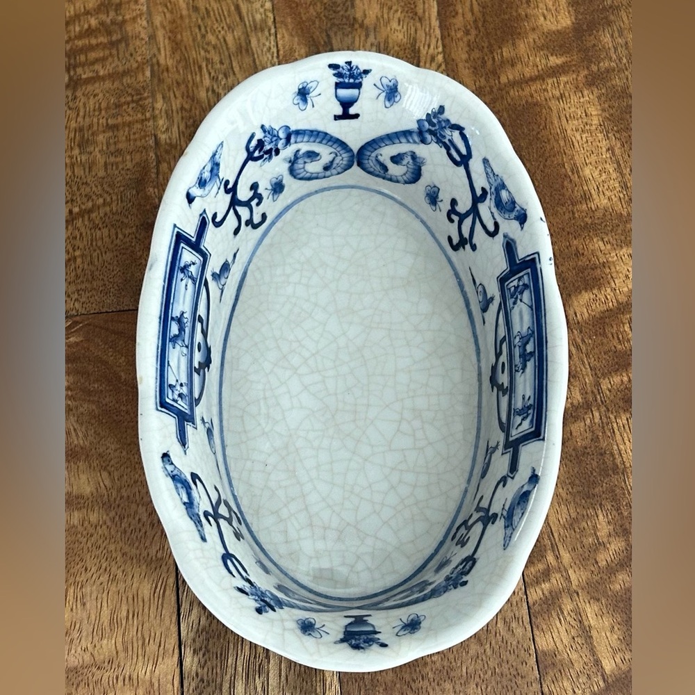 Blue & White Decorative Trinket Dish